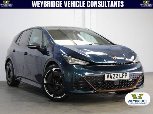 Cupra Born 58kWh V3 5dr Electric Auto [204] (PRIVATELY OWNED, FSH, 8.9% APR !!) Hatchback Electric Aurora Blue