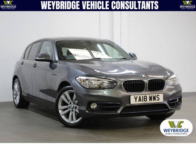 BMW 1 Series 2.0 Sport 5dr Auto Euro 6 (s/s) [150] (CHERISHED CAR, FSH, 8.9% APR !!) Hatchback Diesel Mineral Grey