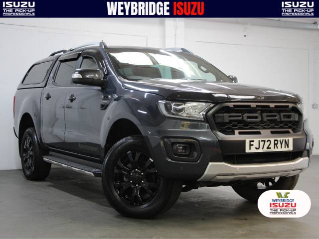 Ford Ranger 2.0 BiTDi ECB Wildtrak Double Cab 4x4 [213] BIG SPEC, STUNNING TRUCK, 8.9% APR, FSH !!) Pick Up Diesel Sea Grey