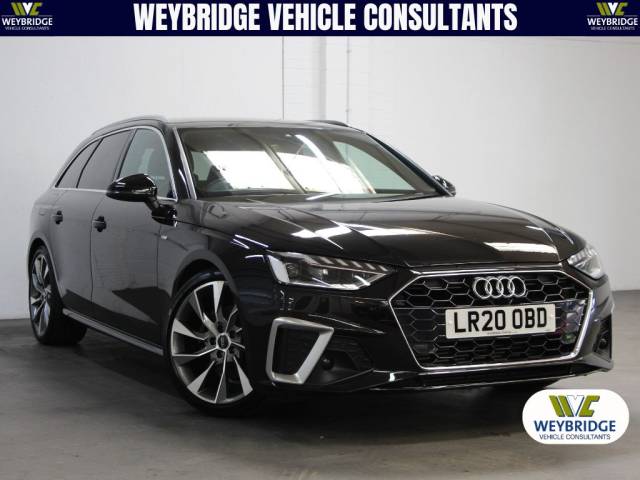 Audi A4 Avant 2.0 T FSi 40 S line [190] (STUNNING EXAMPLE, GREAT SPEC, FSH, 8.9% APR!!) Estate Petrol Mythos Black