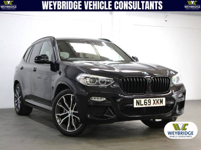 BMW X3 2.0 XDrive 20d M Sport Plus [190] (LOW MILES, FSH, LOVELY EXAMPLE, 8.9% APR !!) SUV Diesel Carbon Black