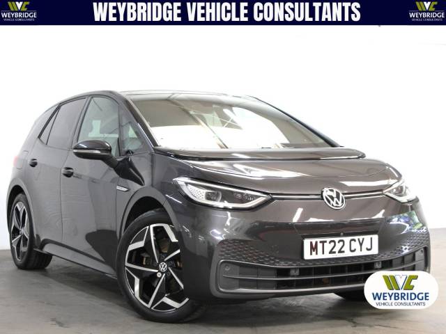 Volkswagen ID.3 Pro S 77kWh Tour [204] (1 OWNER, FSH, GREAT SPEC, 8.9% APR !!) Hatchback Electric Manganese Grey