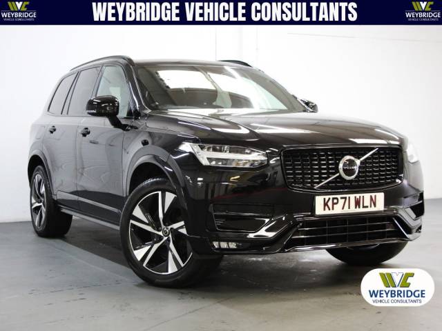 Volvo XC90 2.0 B5D MHEV R-Design AWD [235] (1 PVT OWNER, FSH, BIG SPEC, 8.9% APR !!) SUV Diesel / Electric Hybrid Onyx Black