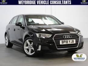 AUDI A3 2018 (18) at Weybridge Isuzu West Byfleet