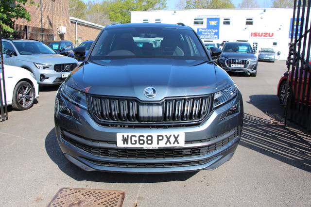 Skoda Kodiaq 2.0 Tdi SportLine 4WD Euro6 (s/s) (7 Seat) [190] (2 OWNERS, FSH & LOVELY !!) SUV Diesel Quartz Grey