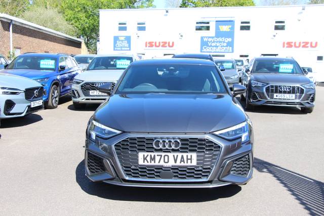 Audi A3 1.5 T FSi 35 S line Sportback [150] (GREAT CAR, GREAT SPEC, 8.9% APR !!) Hatchback Petrol Daytona Grey