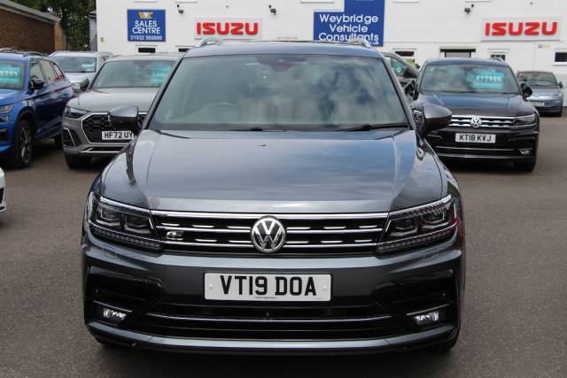 Volkswagen Tiguan Allspace 2.0 Tdi R-Line Tech (7 SEATS) 4Motion [150] (2 OWNERS, FSH &. LOVELY !!) SUV Diesel Platinum Grey