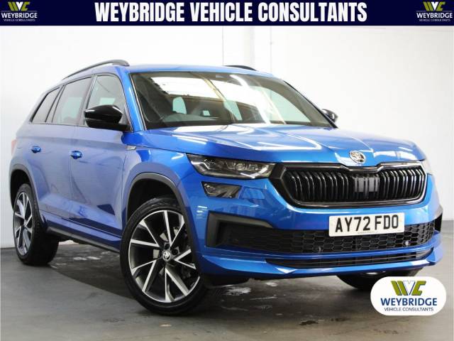 Skoda Kodiaq 1.5 TSi ACT SportLine (7 Seat) [150] (FINANCE FROM 8.9% APR, PCP & HP !!) SUV Petrol Race Blue