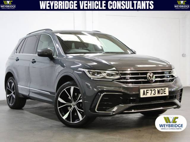 Volkswagen Tiguan 1.4 TSi 13kWh R-Line PHEV [245] (FINANCE FROM 8.9% APR, PCP & HP !!) SUV Hybrid Dolphin Grey
