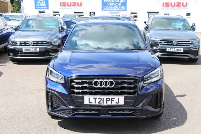Audi Q2 1.5 T FSI CoD 35 Black Edition [150] (GREAT SPEC, FROM 8.9% APR !!) SUV Petrol Navarra Blue