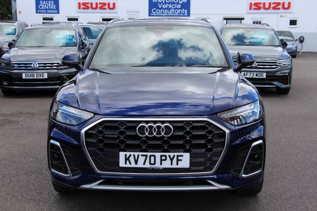 Audi Q5 2.0 T FSi 45 Quattro S-Line [265] (BIG SPEC, SUPERB EXAMPLE !!) SUV Petrol Navarra Blue
