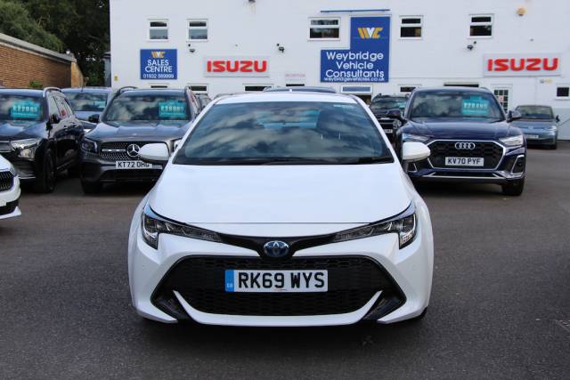 Toyota Corolla 1.8 VVT-h Icon Tech Hatchback 5dr Petrol Hybrid CVT Euro 6 (s/s) (122 ps) Hatchback Petrol / Electric Hybrid Pure White