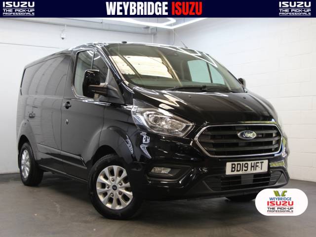Ford Transit Custom 2.0 280 ECB Limited L1 H1 [130] (NICE VAN, FINANCE AVAILABLE !!) Panel Van Diesel Shadow Black