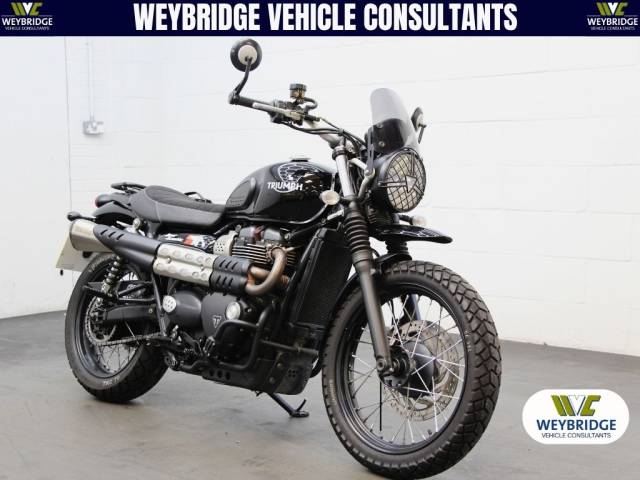 Triumph Scrambler 900 900 Roadster/Retro [54] (PART EXCHANGE & FINANCE AVAILABLE !!) Roadster/Retro Petrol Jet Black